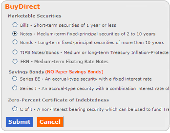 Screen segment for BuyDirect Intro Information.